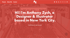 Desktop Screenshot of anthonyzych.com