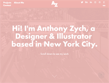 Tablet Screenshot of anthonyzych.com